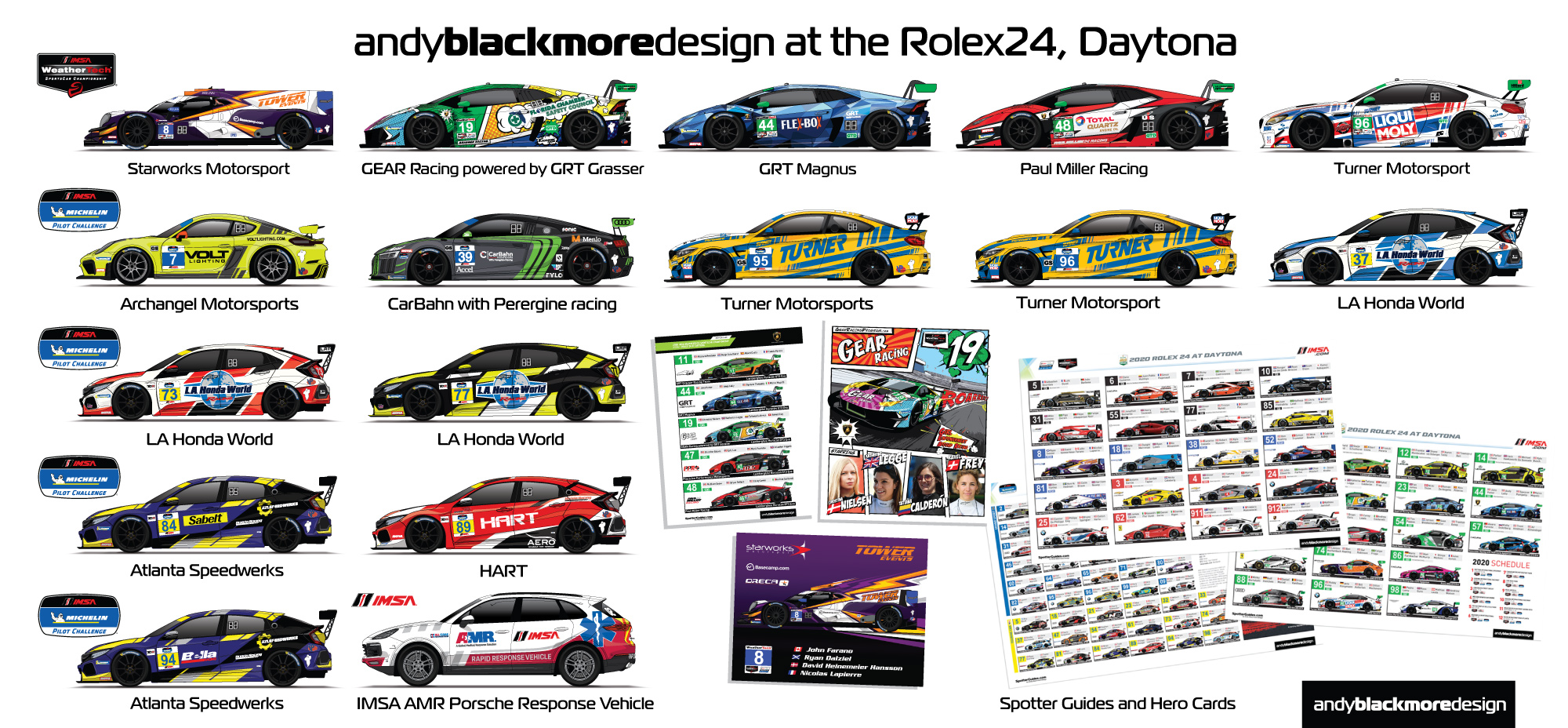 Andy Blackmore Design at 2020 Rolex 24 
